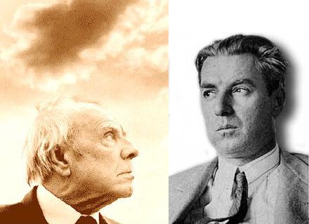 Figura 11. Los contrapuntos de la literatura argentina: el académico Borges y el popular Arlt. Izquierda, Jorge Luis Borges; y derecha, Roberto Arlt.