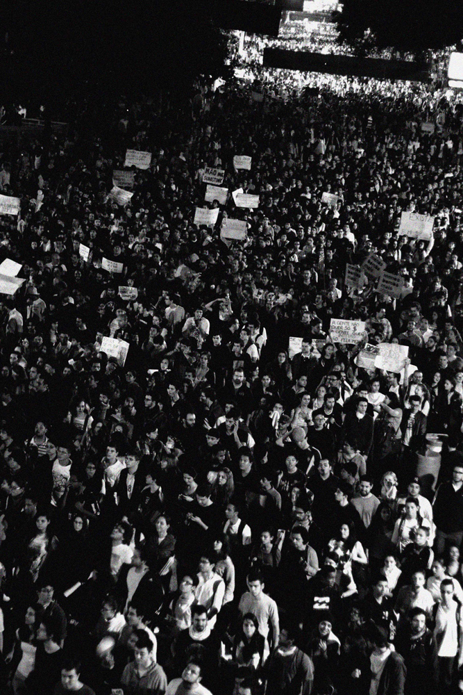 Quinto acto por la reducción de la tarifa en São Paulo. 17 de Junio de 2013. 