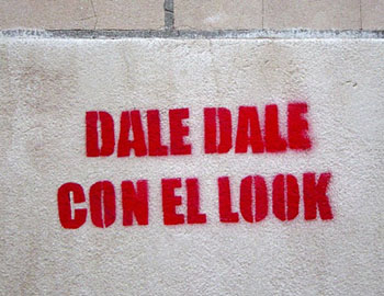 Figura 1. Stencil en Palermo.