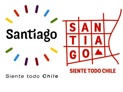 Logos finalistas del concurso organizado por la I. Municipalidad de Santiago.