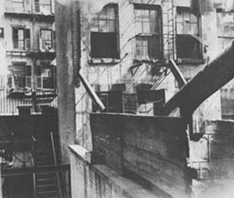 View of the emergency exits