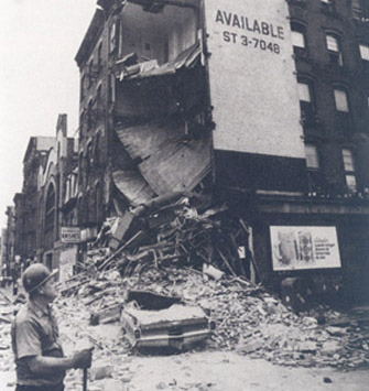 Imagen de &ldquo;Anarchitecture&rdquo;, 1974.